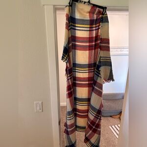 Plaid Blanket Scarf